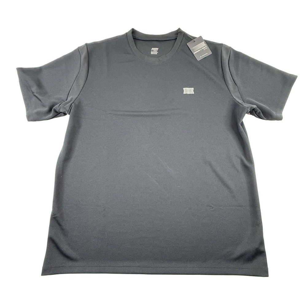 Savage x Fenty Sport Breakout Base Layer Tee Black Caviar Men's L NWT Rihanna